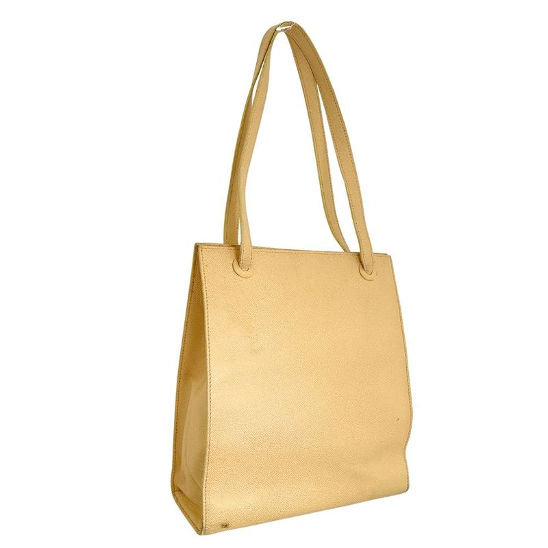 Chanel Logo Leather Women's Shoulder Bag