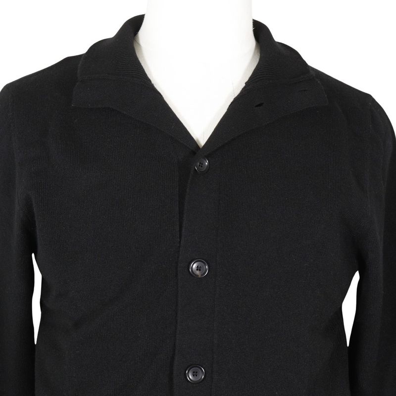 Louis Vuitton Cardigan Rm172q KC7 Han42w Cashmere Black Men's Knit