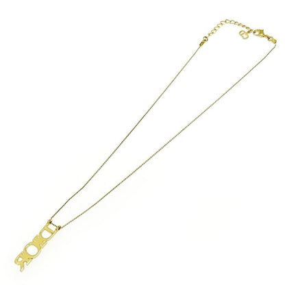Christian Dior GP Dior Logo Necklace Gold 438196 Necklace