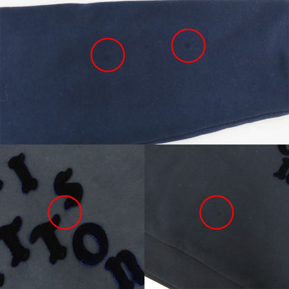 Louis Vuitton Taffetaje Logo Sweatshirt Crew-neck XL Navy- Cotton Tops