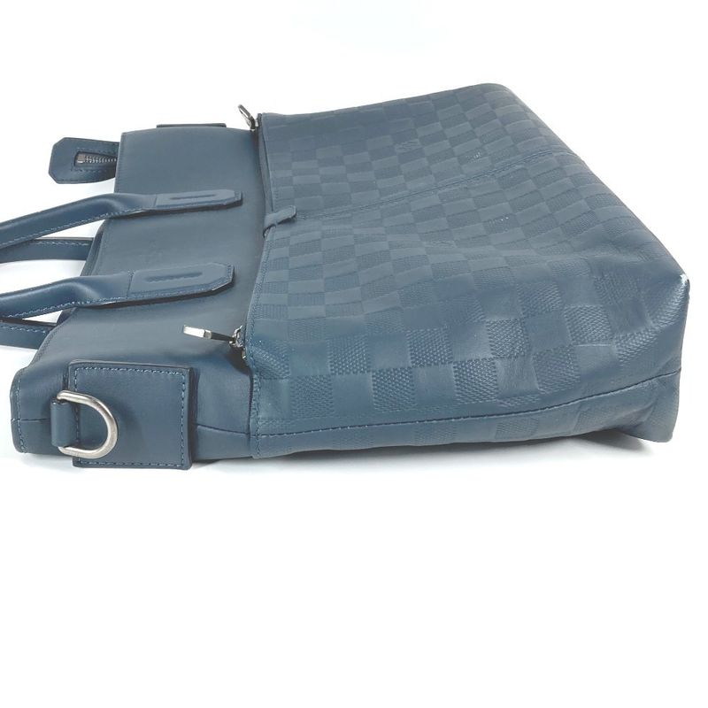 Louis Vuitton Tote Bag 7DW N41567 Damier Infini Leather Cosmos Navy