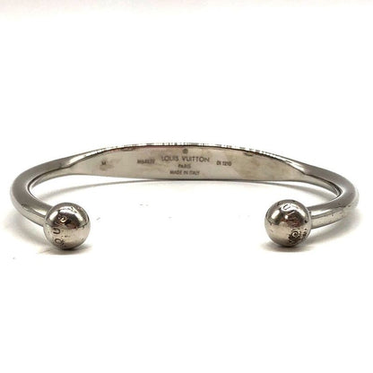 Louis Vuitton Jonk Monogram Bangle M64839 Bracelet Accessory Ladies Silver Used