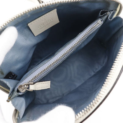 Gucci Gussy SAGA 511189 Leather White Women's Shoulder Bag