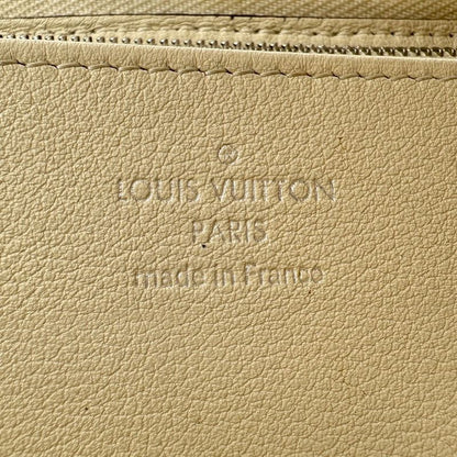 Louis Vuitton M61868 Monogram Mahina Round Zipper Zippy Wallet Long Wallet