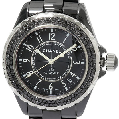 Chanel J12 38mm (150in) Black Diamond Bezel H0942 Men's
