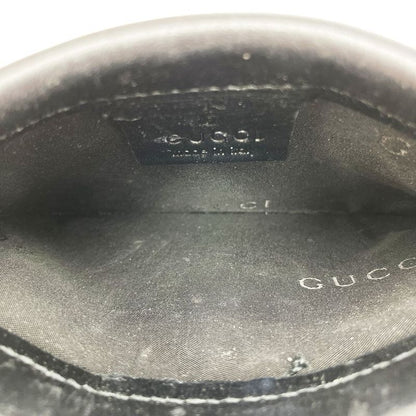 Gucci 95332 Shoulder Bag Handbag Large Bag Beige Black Canvas Leather Fashion