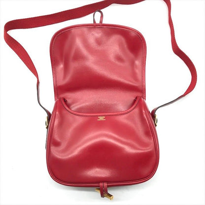Hermes Vintage Box Calf Shoulder Bag Red