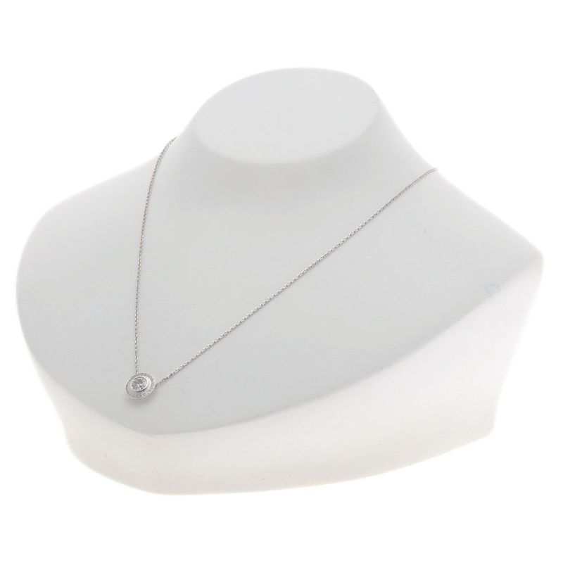 Cartier D'amour G-vs1-ex Diamond Necklace 18K White Gold Ladies
