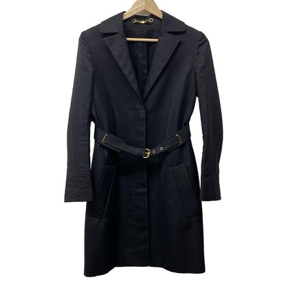 Gucci Coat Size 38 S Women - 217343zt120 Dark Navy Long Sleeves/spring/fall