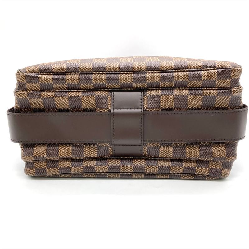 Louis Vuitton Naviglio Shoulder Bag Damier Ebène N45255 Brown Gold Hardware