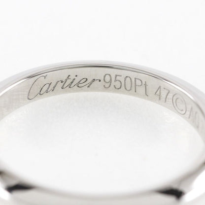 Cartier Knife Edge Pt950platinum #7 Ladies 3.5g Ring