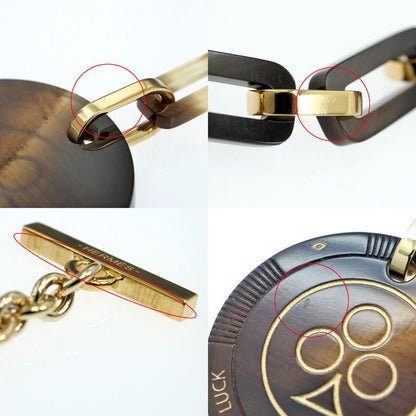 Hermes Necklace Faites Vos Jeux Buffalo Horn Long Pendant