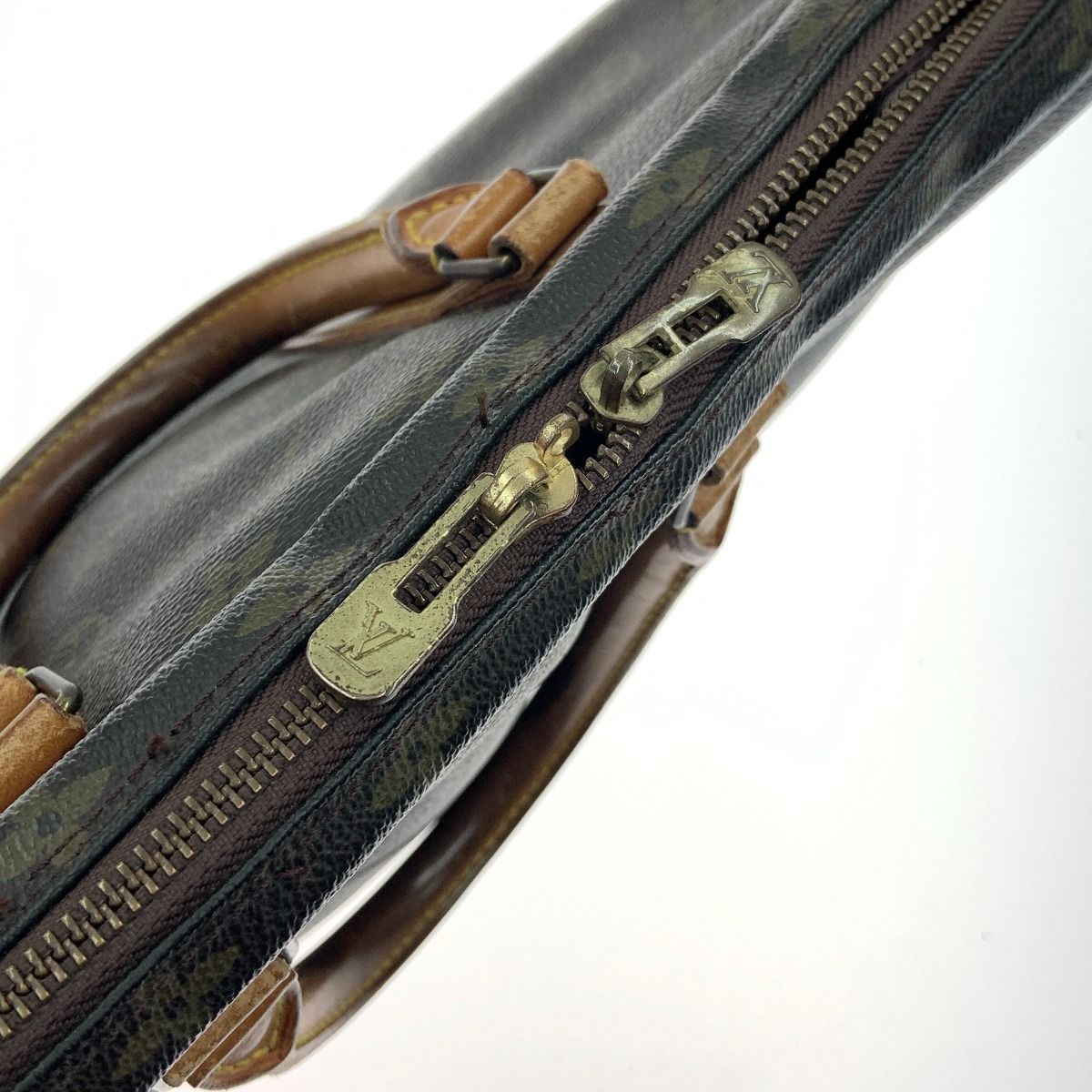 Louis Vuitton Monogram Porte Document Voyage Business Bag M53361 Brown