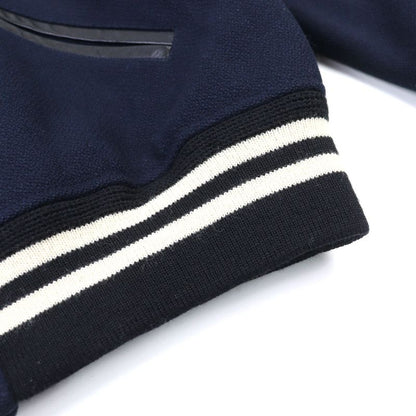 Saint Laurent Paris 14AW 354728 Wool Eddy Period Leather Switching Stajan Teddy