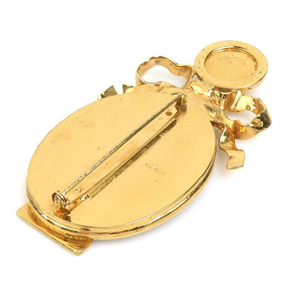 Chanel Brooch Coco Mark Mirror