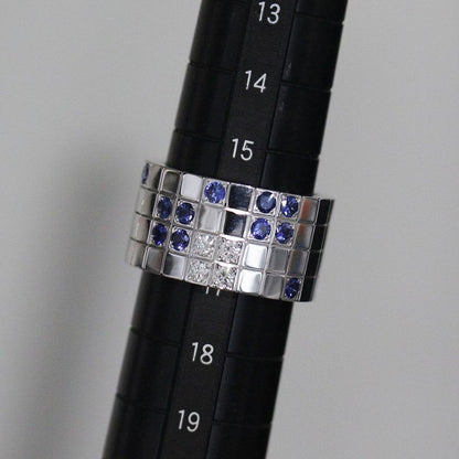 Cartier Payette Diamond Ring No 15.5 18K White Gold Box And Paper E1910