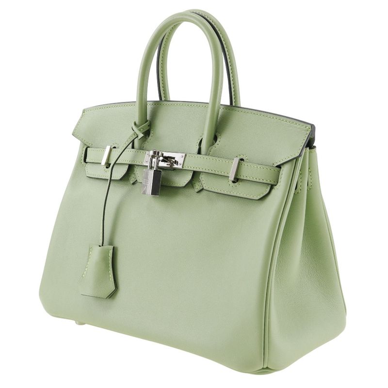 Hermes Birkin 25 Vorsluft Cricket Green Y Handbag