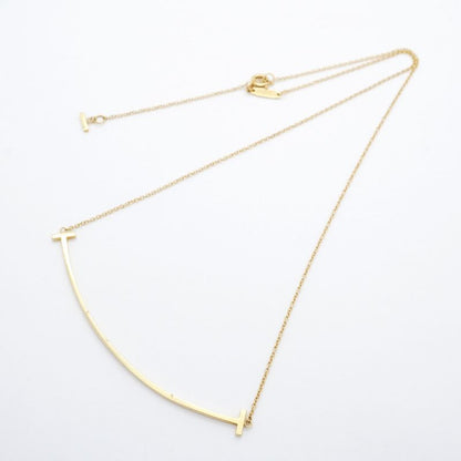 Tiffany & Co Necklace T-smile Large 18K Yellow Gold Yellow Gold Ladies