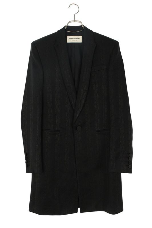 Saint Laurent Paris 645482 Y1c73 Embroidery Coat Men's 44