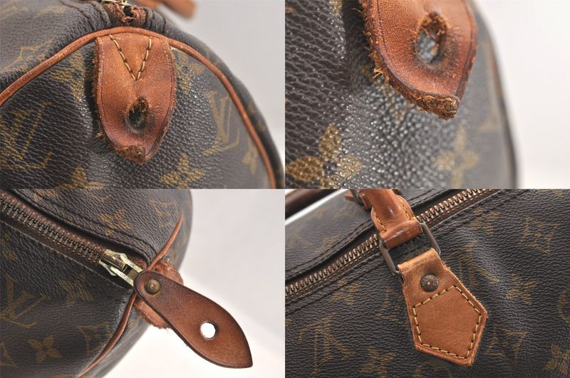 Louis Vuitton Monogram Speedy 40 Hand Boston Bag M41522 LV 2961n