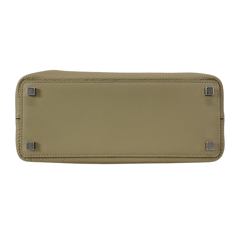 Hermes Handbag Medor Beige Marfa Silver Hardware /2way