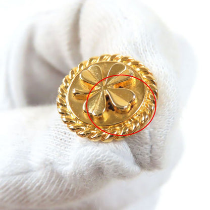 CHANEL Vintage Back Logo Clover Buttons Set Of 10 Metal Buttons Button Set