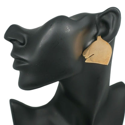 Hermes Cheval Bijouterie Fantaisie Gold Plated Ladies 26.4g Earrings