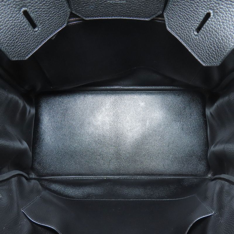 Hermes Birkin 40 Silver Hardware Handbag Taurillon Women