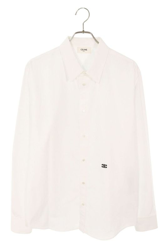 Celine 25AW 2c983100x Triomphe Long Sleeve Shirt Men 41