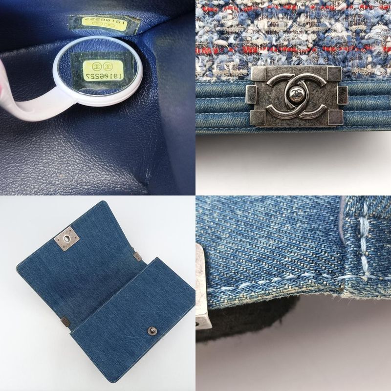 Chanel Boy Chanel Blue And Multicolor Denim A67086 19106227
