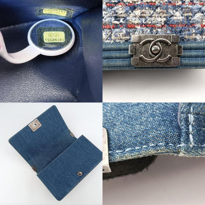 Chanel Boy Chanel Blue And Multicolor Denim A67086 19106227