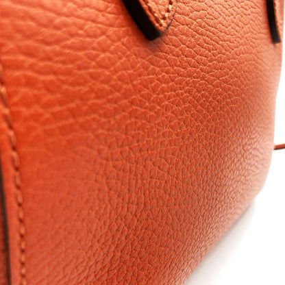 Gucci 368827 Swing Small Handbag Shoulder Bag 2way Orange Leather Women