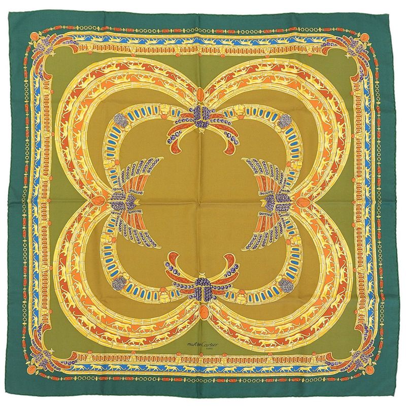 Boxed Super Cartier 90's Vintage Must De Cartier Panther Scarab Bijoux 100%