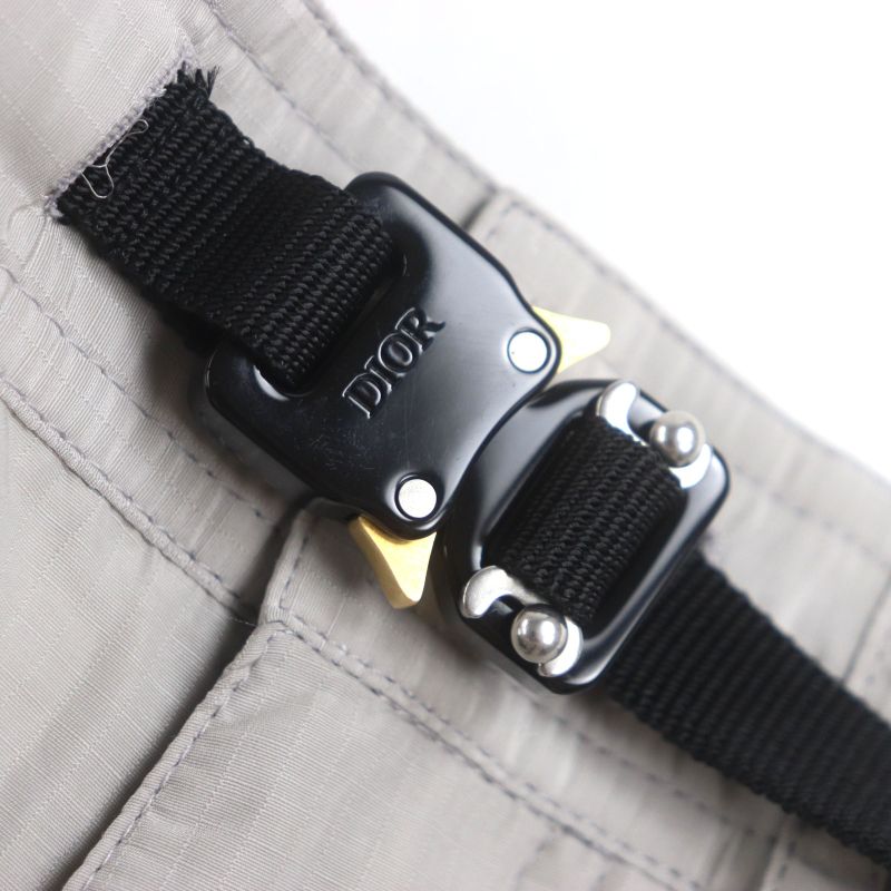 DIOR Homme 293c179b4717 Roller Coaster Buckle With Logo Patch Baneuda Pants