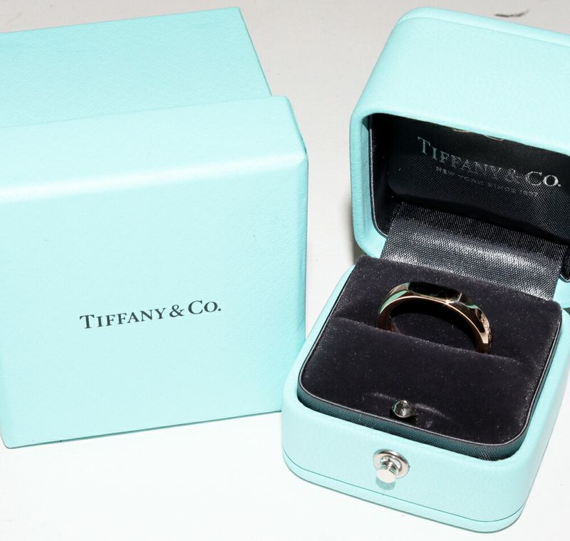 Tiffany & Co Ring 18K Pink Gold Makers Band Ring