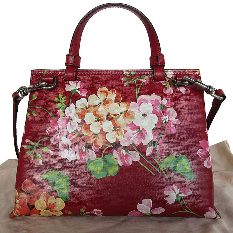 Gucci Shoulder Bag Handbag Blooms Bamboo 370831
