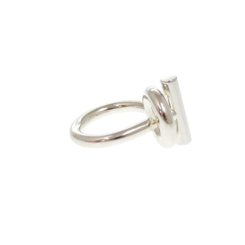 Hermes Echappe Size 56 (#15 Approx) Silver 925 Ring 1881 Hermes