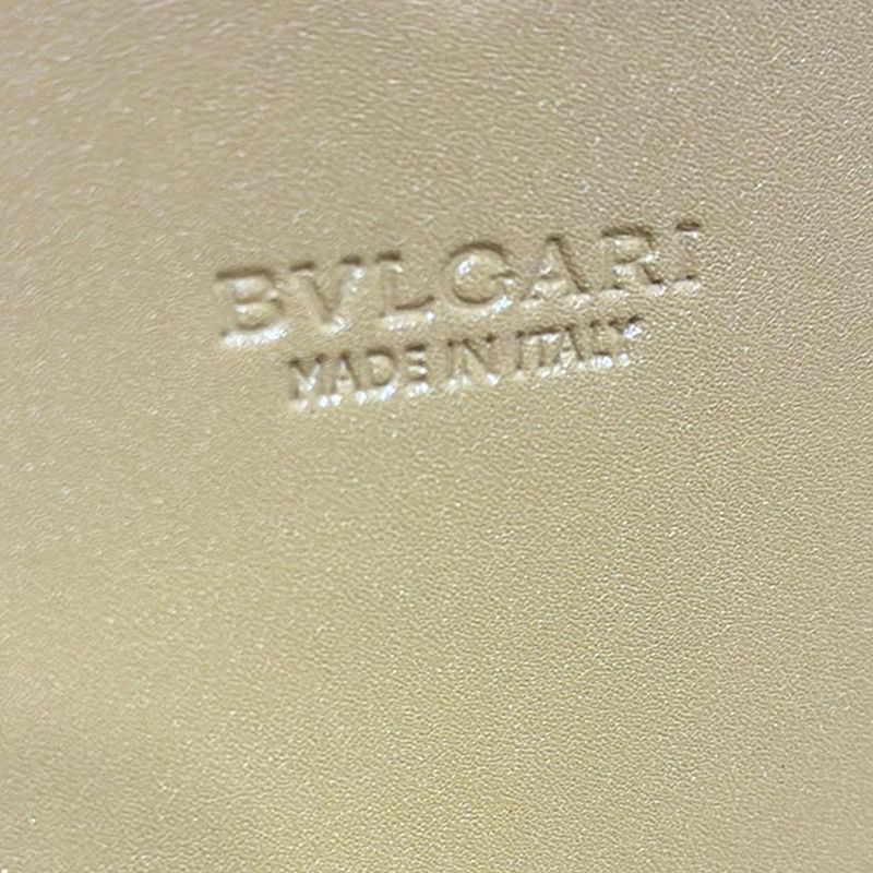 Bvlgari Sotirio Bulgari Brown Leather Clutch Bag