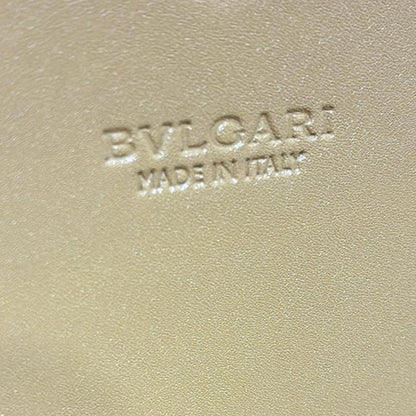 Bvlgari Sotirio Bulgari Brown Leather Clutch Bag