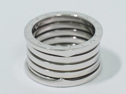 Authentic Bulgari Bvlgari B-zero1 750 WG Ring 59 17 White Gold Accessories