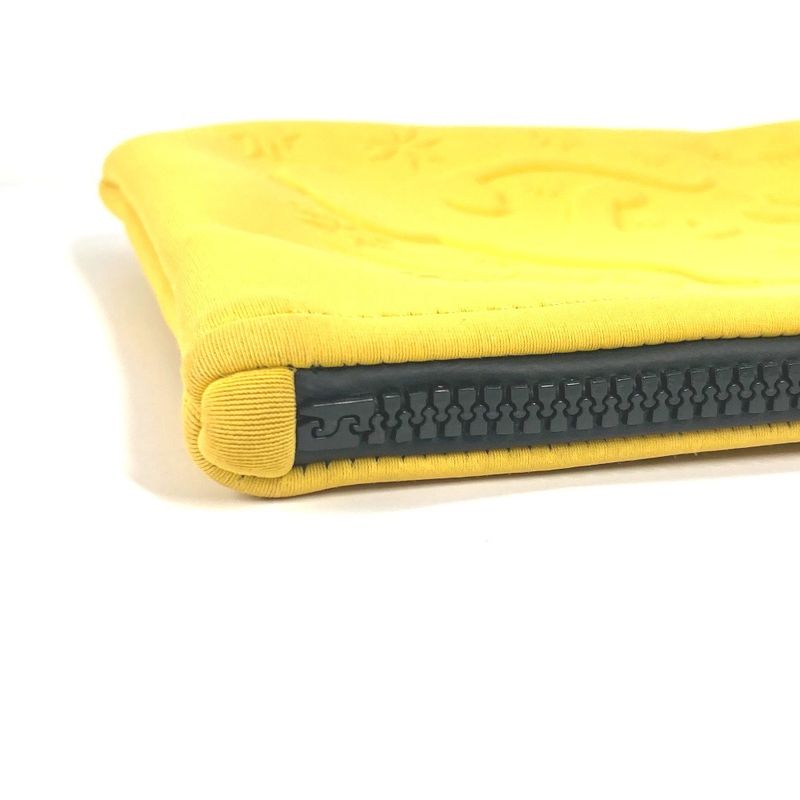Hermes Pouch Neobain MM Leopard Polyamide Yellow