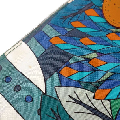 Hermes Bolide Pouch Silk Green TGM Botanical