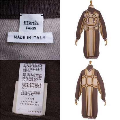 Hermes Dress 23AW Knit Long Sleeves Long Sleeves