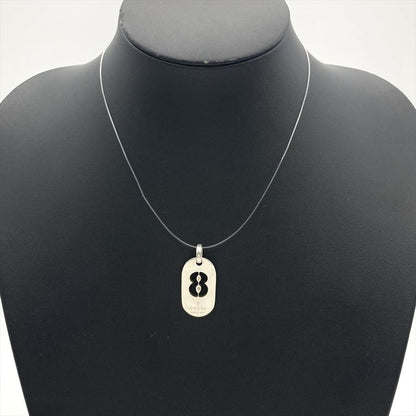 Gucci 8 Eight Plate Pendant Top Sv925 77g Silver Unisex