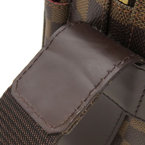 Louis Vuitton Shoulder Bag Naviglio Damier Ebene Canvas Damier Gold Hardware