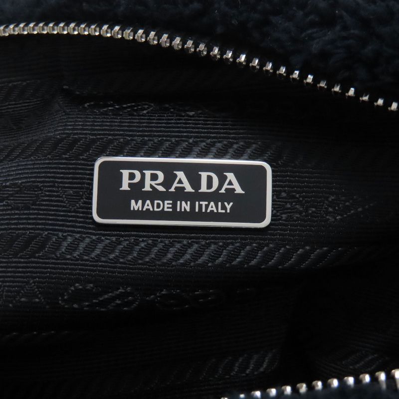 Prada 1bh190 Triangle Shoulder Bag Boa Women