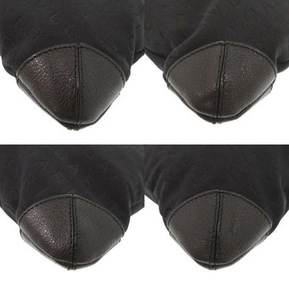 Bulgari Logomania Canvas Leather Black Shoulder Bag Black 0405 Bvlgari Men's