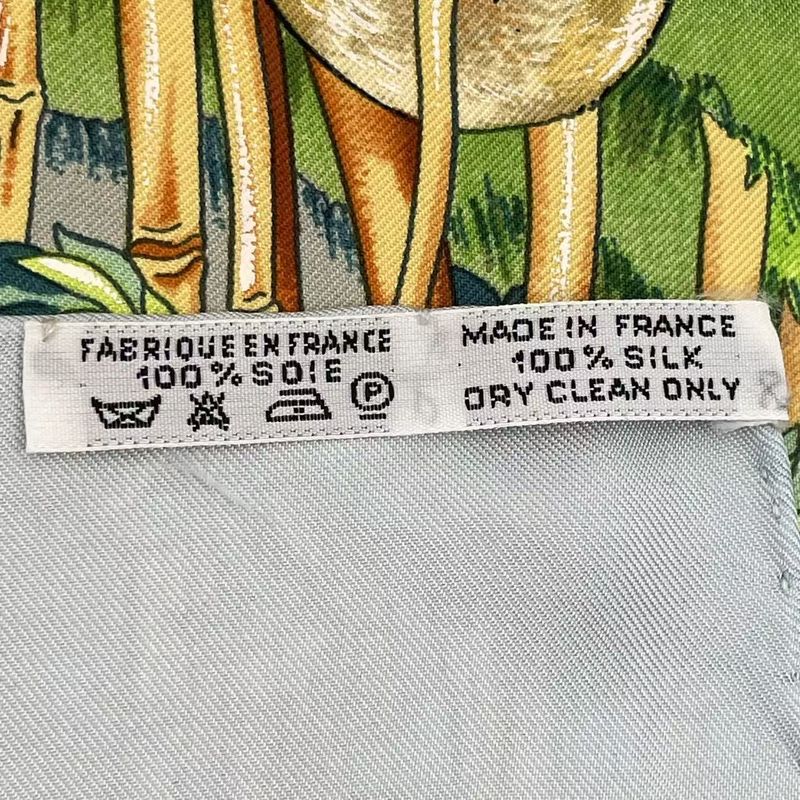 Hermes Carre 90 Scarf Sichuan Blue