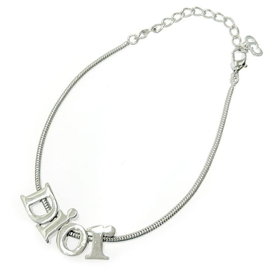Christian Dior Metal Dior Logo Bracelet Ladies Silver 350148 Bracelet