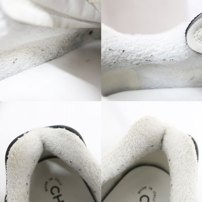 Chanel Sneakers - Low Cut Black Notation Size 41 Equivalent To 25.5cm